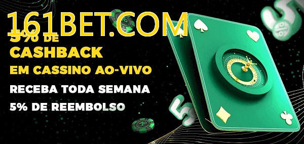 Promoções do cassino ao Vivo 161BET.COM